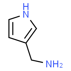 ChemSpider 2D Image | 3-(Aminomethyl)pyrrole | C5H8N2