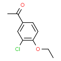 ChemSpider 2D Image | 1-(3-Chloro-4-ethoxyphenyl)ethanone | C10H11ClO2