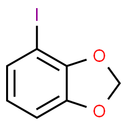 ChemSpider 2D Image | 4-Iodo-1,3-benzodioxole | C7H5IO2