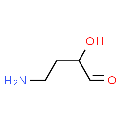 ChemSpider 2D Image | 4-amino-2-hydroxy-butan-1-one | C4H8NO2