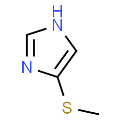 ChemSpider 2D Image | 4-(Methylthio)-1H-imidazole | C4H6N2S