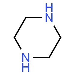 ChemSpider 2D Image | Piperazine | C4H10N2