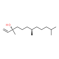 ChemSpider 2D Image | (3S,7R)-3,7,11-Trimethyl-1-dodecen-3-ol | C15H30O
