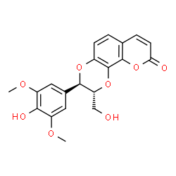 ChemSpider 2D Image | daphneticin | C20H18O8