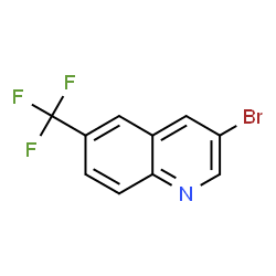 ChemSpider 2D Image | 3-Bromo-6-(trifluoromethyl)quinoline | C10H5BrF3N