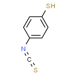 ChemSpider 2D Image | 4-Isothiocyanatobenzenethiol | C7H5NS2