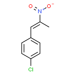 ChemSpider 2D Image | 1-(4-CHLOROPHENYL)-2-NITROPROPENE | C9H8ClNO2