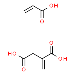ChemSpider 2D Image | 2-Methylenesuccinic acid - acrylic acid (1:1) | C8H10O6