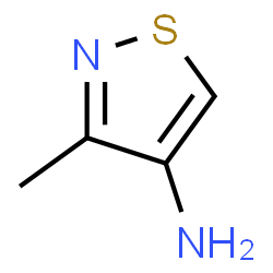 ChemSpider 2D Image | 3-Methyl-1,2-thiazol-4-amine | C4H6N2S