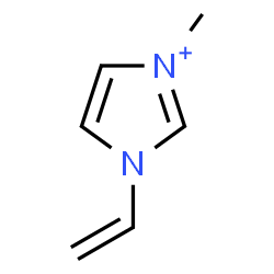 ChemSpider 2D Image | 3-Methyl-1-vinyl-1H-imidazol-3-ium | C6H9N2