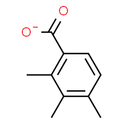 ChemSpider 2D Image | 2,3,4-Trimethylbenzoate | C10H11O2