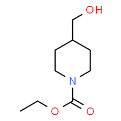 ChemSpider 2D Image | N-ethoxycarbonyl-4-piperidinemethanol | C9H17NO3