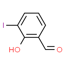 ChemSpider 2D Image | 2-Hydroxy-3-iodobenzaldehyde | C7H5IO2