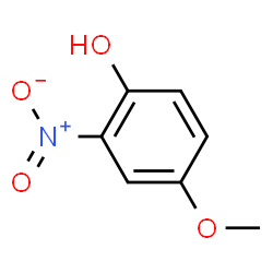 ChemSpider 2D Image | 4-Methoxy-2-nitrophenol | C7H7NO4