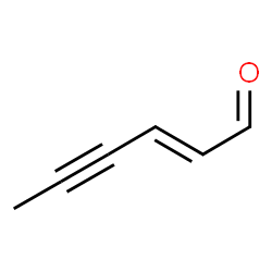 ChemSpider 2D Image | hex-2-en-4-ynal | C6H6O