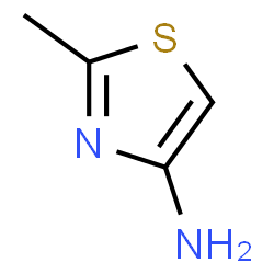ChemSpider 2D Image | 2-Methylthiazol-4-amine | C4H6N2S