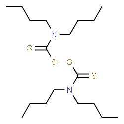 ChemSpider 2D Image | Tetrabutylthiuram Disulfide | C18H36N2S4