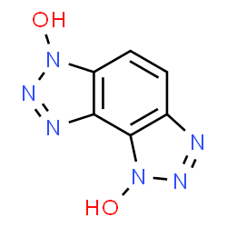 ChemSpider 2D Image | [1,2,3]Triazolo[4,5-e]benzotriazole-1,6-diol | C6H4N6O2