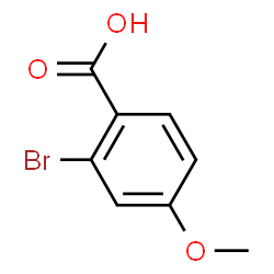 ChemSpider 2D Image | 2-Bromo-4-methoxybenzoic acid | C8H7BrO3