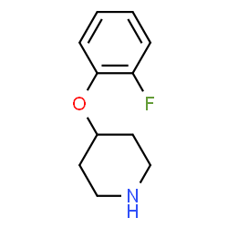 ChemSpider 2D Image | 4-(2-Fluorophenoxy)piperidine | C11H14FNO