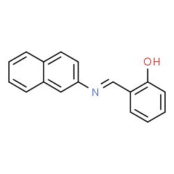 ChemSpider 2D Image | 2-(Salicylideneamino)naphthalene | C17H13NO