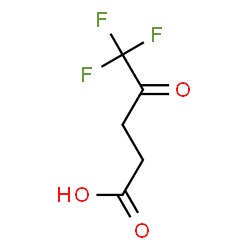 ChemSpider 2D Image | 5,5,5-Trifluoro-4-oxopentanoic acid | C5H5F3O3