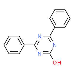 ChemSpider 2D Image | 4,6-Diphenyl-1,3,5-triazin-2(1H)-one | C15H11N3O