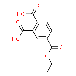 ChemSpider 2D Image | 4-(Ethoxycarbonyl)phthalic acid | C11H10O6