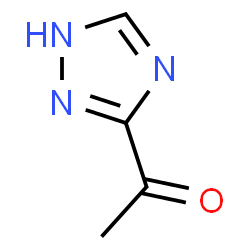 ChemSpider 2D Image | 1-(1H-1,2,4-Triazol-3-yl)ethanone | C4H5N3O