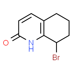 ChemSpider 2D Image | 8-Bromo-5,6,7,8-tetrahydro-2(1H)-quinolinone | C9H10BrNO