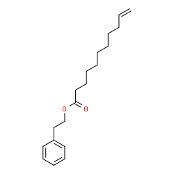 ChemSpider 2D Image | 2-Phenylethyl 10-undecenoate | C19H28O2