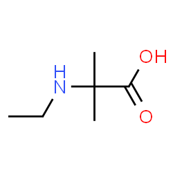 ChemSpider 2D Image | N-Ethyl-2-methylalanine | C6H13NO2
