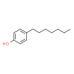 ChemSpider 2D Image | 4-Heptylphenol | C13H20O