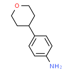 ChemSpider 2D Image | 4-(4-Tetrahydropyranyl)aniline | C11H15NO
