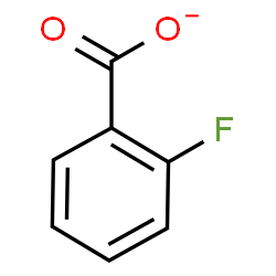 ChemSpider 2D Image | 2-Fluorobenzoate | C7H4FO2