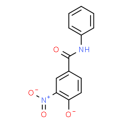 ChemSpider 2D Image | 2-Nitro-4-(phenylcarbamoyl)phenolate | C13H9N2O4