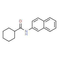 ChemSpider 2D Image | N-(2-Naphthyl)cyclohexanecarboxamide | C17H19NO