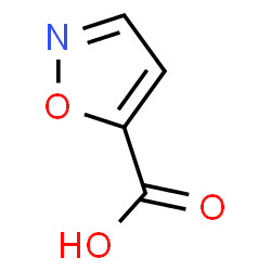 ChemSpider 2D Image | isoxazole-5-carboxylic acid | C4H3NO3