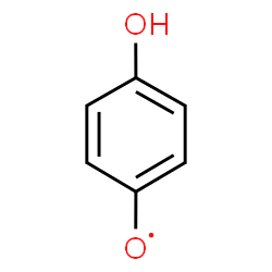 ChemSpider 2D Image | (4-Hydroxyphenyl)oxidanyl | C6H5O2