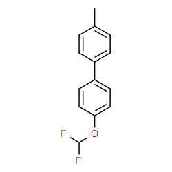 ChemSpider 2D Image | 4-(Difluoromethoxy)-4'-methylbiphenyl | C14H12F2O