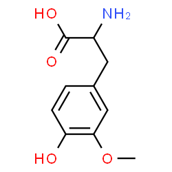 ChemSpider 2D Image | (DL)-3-O-Methyldopa | C10H13NO4
