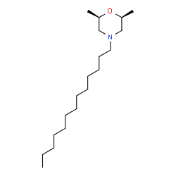 ChemSpider 2D Image | Cis-2,6-dimethyl-4-tridecylmorpholine | C19H39NO