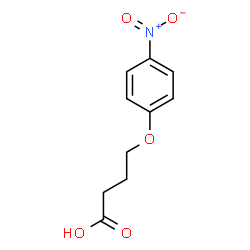 ChemSpider 2D Image | 4-(4-Nitrophenoxy)butanoic acid | C10H11NO5