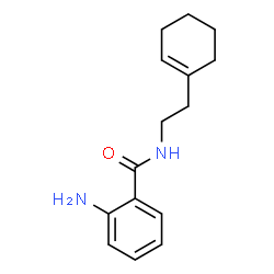 ChemSpider 2D Image | 2-Amino-N-[2-(1-cyclohexen-1-yl)ethyl]benzamide | C15H20N2O