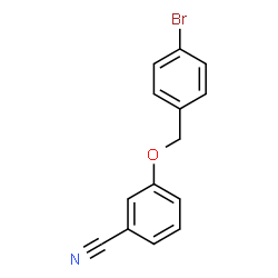 ChemSpider 2D Image | 3-[(4-Bromobenzyl)oxy]benzonitrile | C14H10BrNO