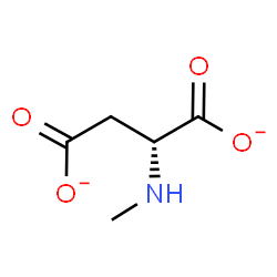 ChemSpider 2D Image | (2R)-2-(Methylamino)succinate | C5H7NO4