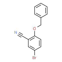 ChemSpider 2D Image | 2-(Benzyloxy)-5-bromobenzonitrile | C14H10BrNO