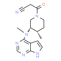 ChemSpider 2D Image | (3s,4s)-Tofacitinib | C16H20N6O
