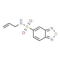 ChemSpider 2D Image | N-Allyl-2,1,3-benzothiadiazole-5-sulfonamide | C9H9N3O2S2