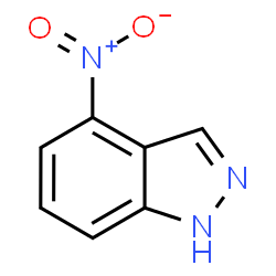 ChemSpider 2D Image | 4-Nitro-1H-indazole | C7H5N3O2